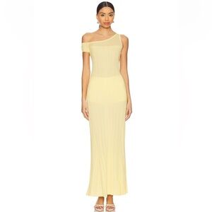 AFRM Honda Maxi Dress in Buttercup